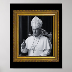 Lustiger Präsident Trump will der nächste Papst Ch Poster
