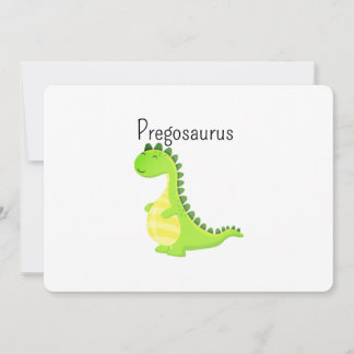 Lustiger Pregosaurus-Dinosaur-Baby-Shower für werd Einladung