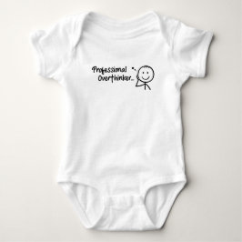 lustiger Professioneller Überdenker Baby Strampler