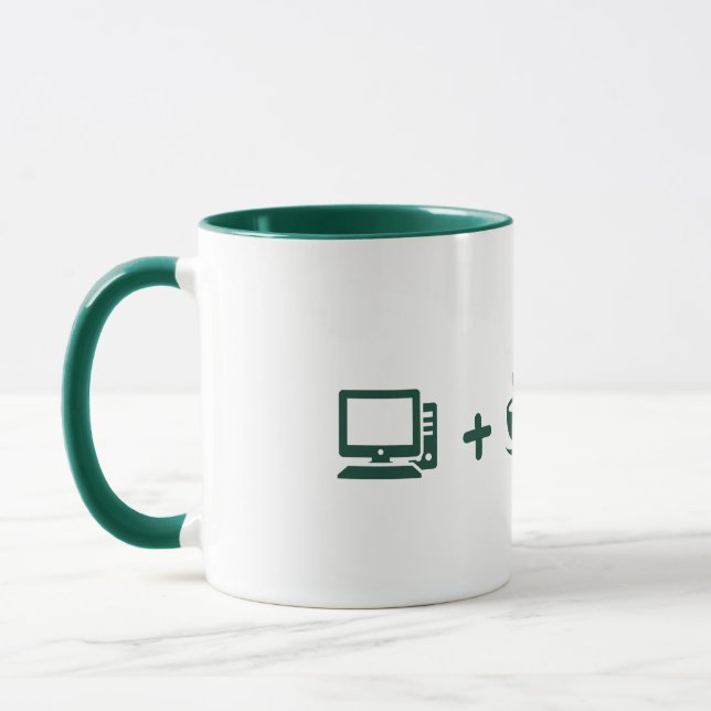 Lustiger Programmierer-Code-Kaffeebecher - Softwar Tasse (Links)