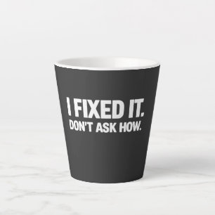 Lustiger Programmierer-Debugging-Humor Milchtasse