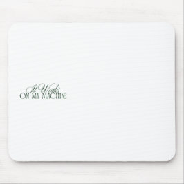 Lustiger Programmierer — Geschenk Mousepad