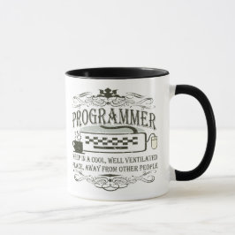Lustiger Programmierer Tasse