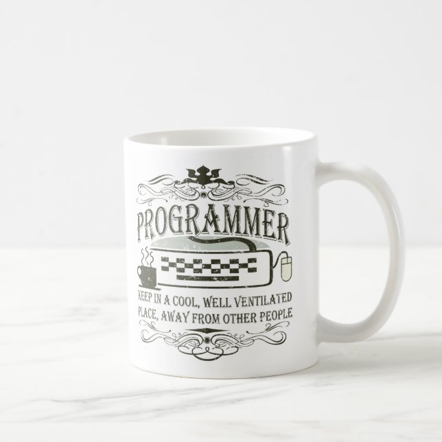 Lustiger Programmierer Tasse (Rechts)