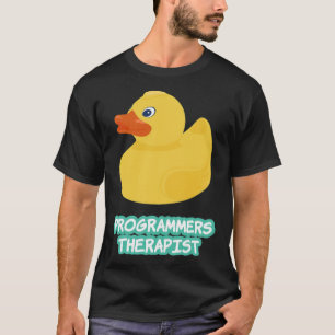 Lustiger Programmierer Therapeut Gummi-Ente retrie T-Shirt