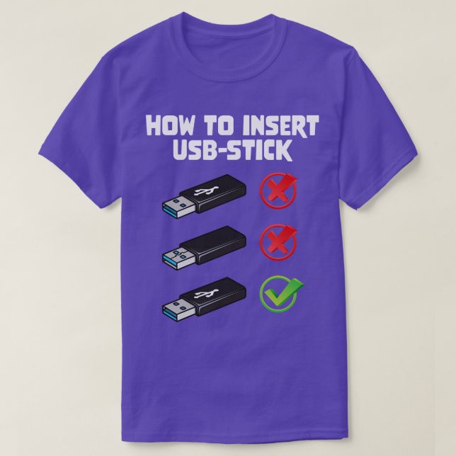 Lustiger Programmierer-Witz Computer-Nerd Wie man  T-Shirt (Design vorne)