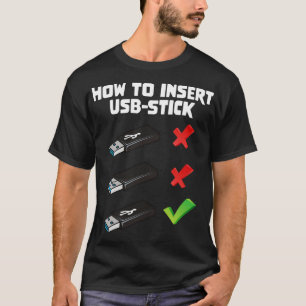 Lustiger Programmierer-Witz Computer-Nerd Wie man T-Shirt