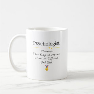 Lustiger Psychologe Jobtitel Kaffeetasse