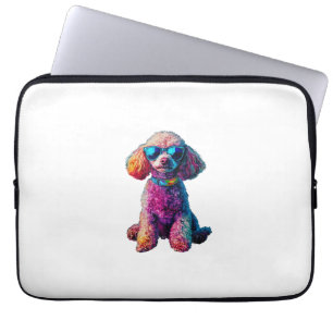 Lustiger Pudel Tierliebhaber Hunde Grafik Süßer Hu Laptopschutzhülle