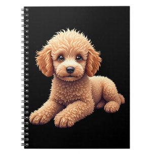 Lustiger Pudel Tierliebhaber Hunde Grafik Süßer Hu Notizblock
