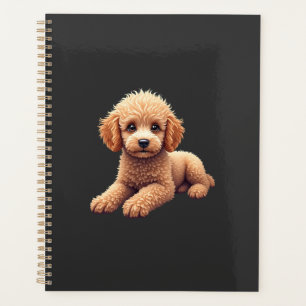 Lustiger Pudel Tierliebhaber Hunde Grafik Süßer Hu Planer