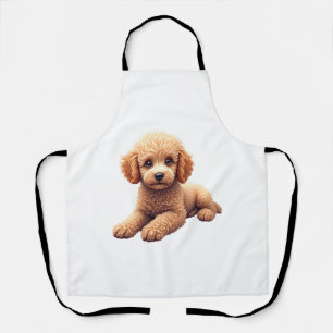 Lustiger Pudel Tierliebhaber Hunde Grafik Süßer Hu Schürze
