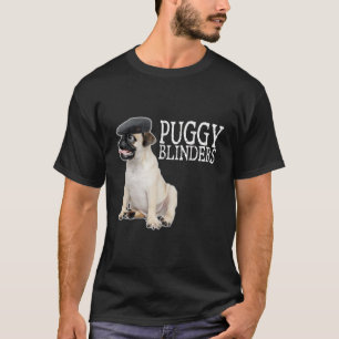 Lustiger Pug-Liebhaber-Hundeface Peaky Leben Retro T-Shirt