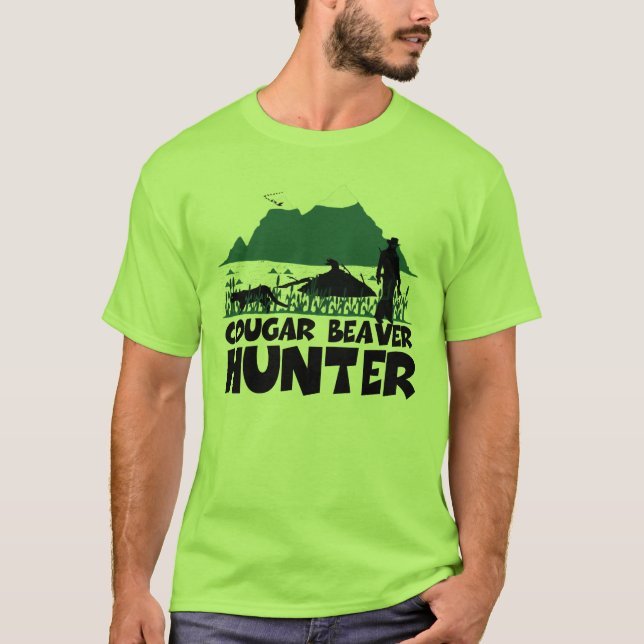 Lustiger Puma T-Shirt (Vorderseite)