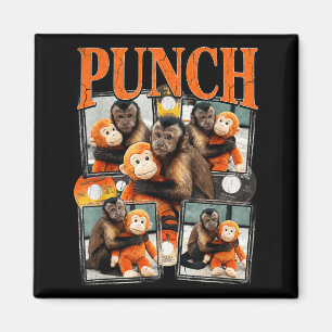 Lustiger Punch Baby Affe süße Familie Magnet