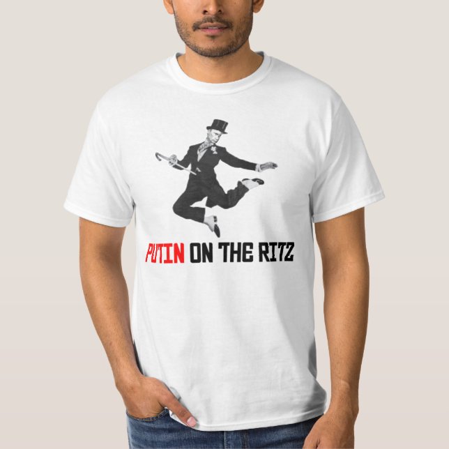 Lustiger Putin auf dem Ritz T-Shirt (Vorderseite)