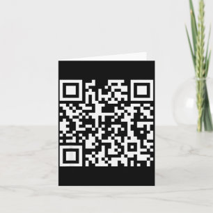 Lustiger QR-Code, sei keine kleine Schlampe, Zitat Karte