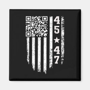 Lustiger Qr Präsident Trump 4547 Trump Tanz Code  Magnet