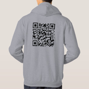 Lustiger QR Präsident Trump Tanz Code (auf der Rüc Hoodie