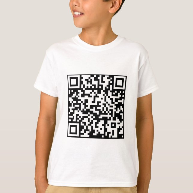 Lustiger Qr Präsident Trump Tanz Code  T-Shirt (Vorderseite)