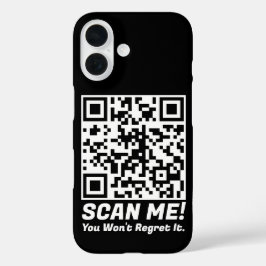 Lustiger QR-Scan mich! Lustiger Bedauern-Witz  iPhone 16 Hülle