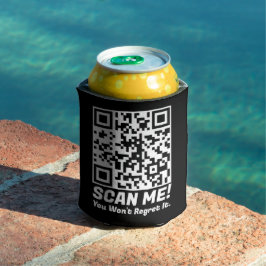 Lustiger QR-Scan mich! Lustiger Bedauern-Witz  Dosenkühler
