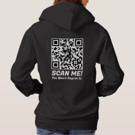 Lustiger QR-Scan mich! Lustiger Bedauern-Witz  Hoodie