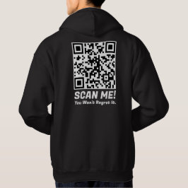 Lustiger QR-Scan mich! Lustiger Bedauern-Witz  Hoodie