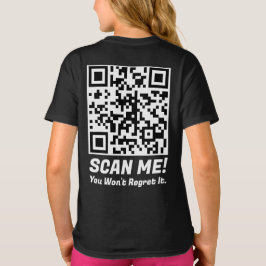 Lustiger QR-Scan mich! Lustiger Bedauern-Witz  T-Shirt