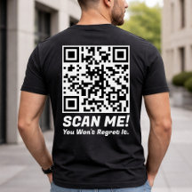 Lustiger QR-Scan mich! Lustiger Bedauern-Witz