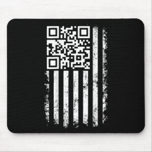 Lustiger Qr Scan mich Präsident Trump 4547 Trump t Mousepad