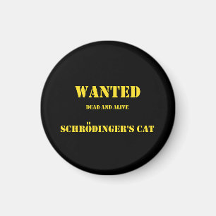 Lustiger Quantenwitz: Schrödingers Katze auf freie Magnet