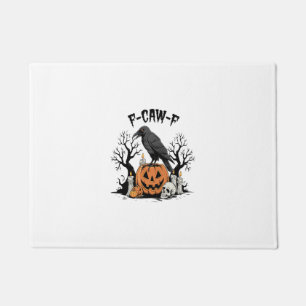 Lustiger Rabe, F-Caw-F, Totenkopfrabe, Gothic Kräh Fußmatte
