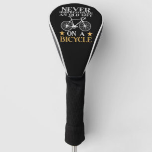 Lustiger Radfahrer Humor Golf Headcover