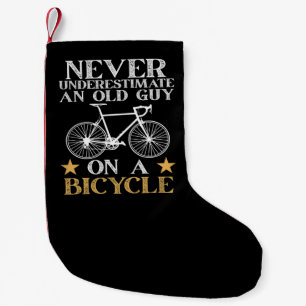 Lustiger Radfahrer Humor Kleiner Weihnachtsstrumpf