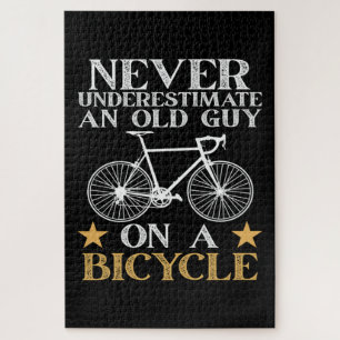 Lustiger Radfahrer Humor Puzzle