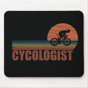 Lustiger Radfahrerruhestand - Vintage Cycologist Mousepad
