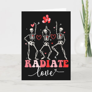Lustiger Radiat Liebe Valentinstag Röntgen Tech Ra Karte