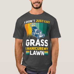 Lustiger Rasenmäher-Bier-Vater Landschaftsbau Rase T-Shirt