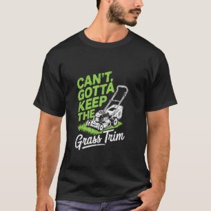 Lustiger Rasenmäher Landschaftsarchitektur Humor G T-Shirt