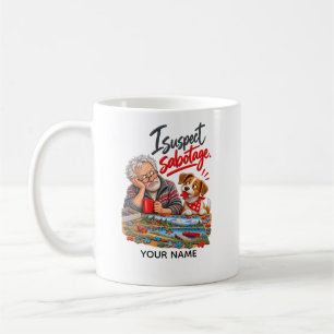 Lustiger Rätselfreund – Ich vermute Sabotage Kaffeetasse
