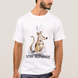 LUSTIGER RATTEN-CARTOON-SCHMUTZIGE MENSCHEN!!! T-Shirt