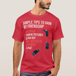 Lustiger Rattenliebhaber  T-Shirt