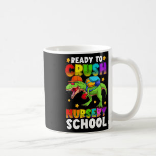 Lustiger Ready To Crush Kindergarten T Rex erster  Kaffeetasse