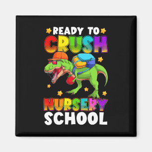 Lustiger Ready To Crush Kindergarten T Rex Erster  Magnet