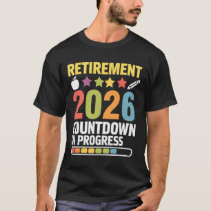 Lustiger Renten-Cl von 2026 Countdown im Gange T-Shirt