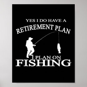 Lustiger Rentner-Angler-Shirt, Rentner-Shirt für A Poster