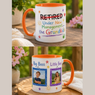 Lustiger Rentner-Becher mit Enkelkindern (Anpassba Tasse