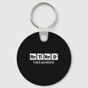 Lustiger Rentner-Chemiker-Geschenk Periodensystem  Schlüsselanhänger