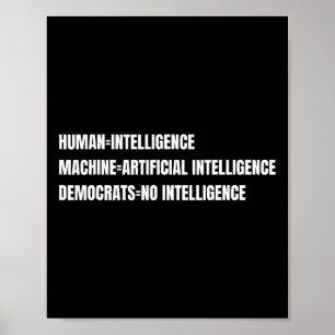 Lustiger Republikanischer Wähler Unterstützer Poli Poster